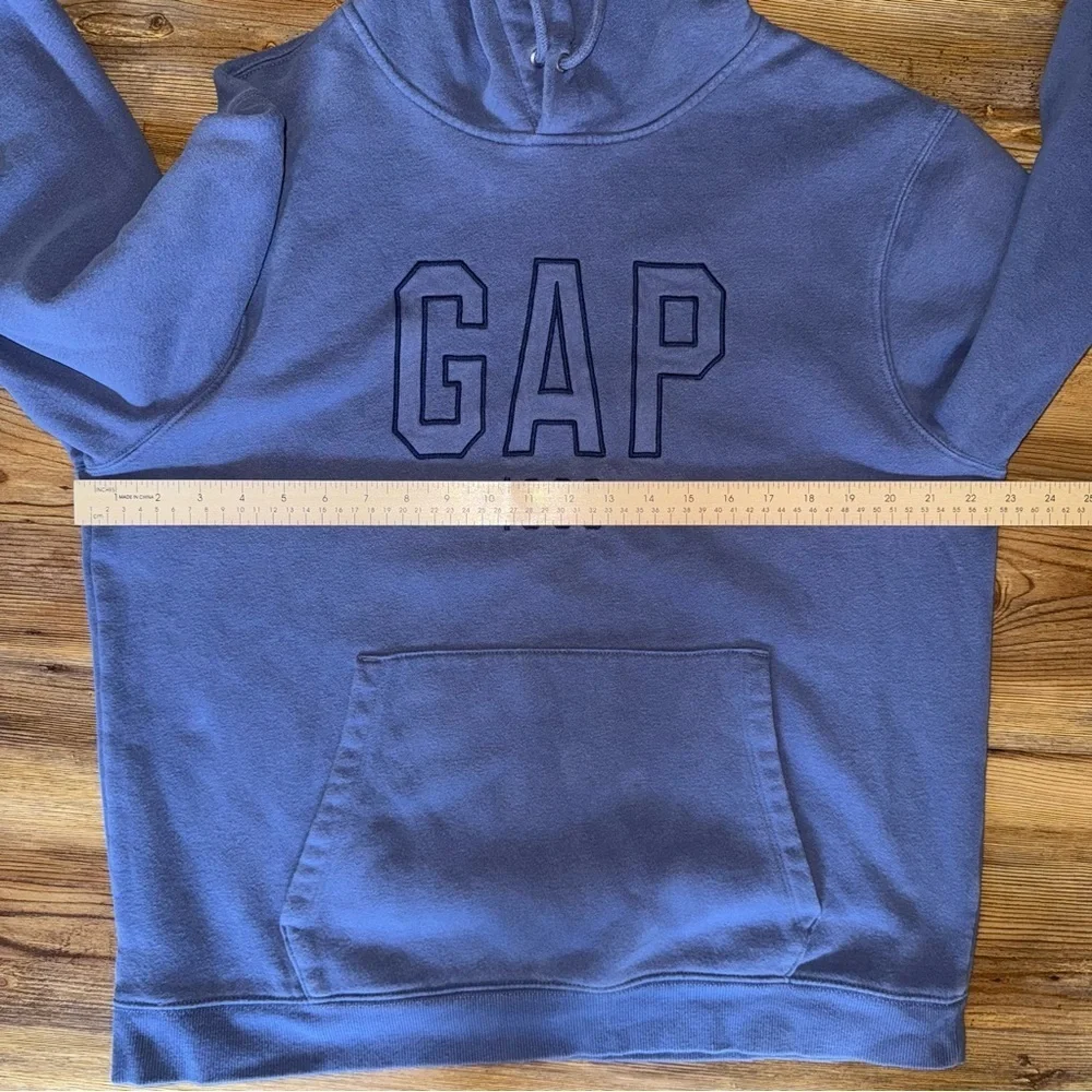 GAP Men's Hoodie in Classic Blue Size M